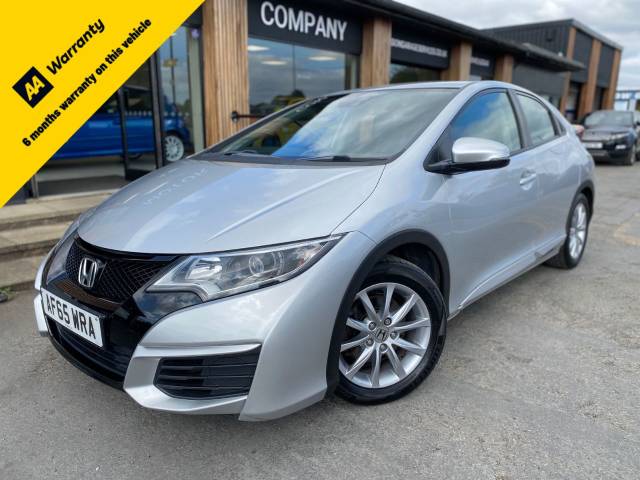Honda Civic 1.6 i-DTEC S 5dr [Nav] Hatchback Diesel Silver